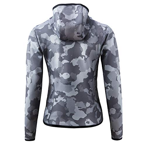 CATENA Mujer Chaqueta de Ciclismo Senderismo Esquí Correr Abrigo Prueba de Viento Invierno Térmico Hoddy Impermeable Softshell Jacket al Aire Libre Deportiva