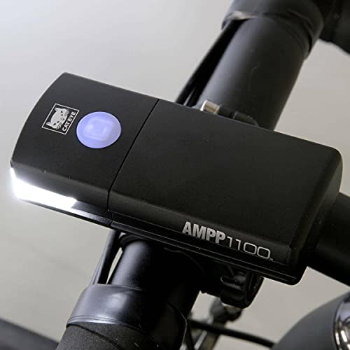 CATEYE Ampp 1100 Front Luz para Bicicleta, Unisex Adulto, Negro, Talla única