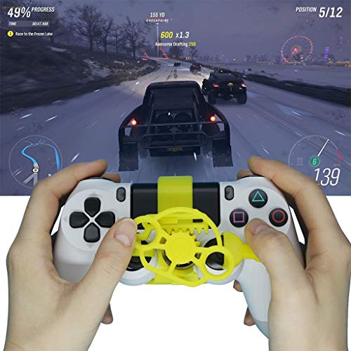 catyrre Mini Racing Games volante metal fibra de carbono juego mango rueda compatible con Playstati PS4 Gamepad Controller