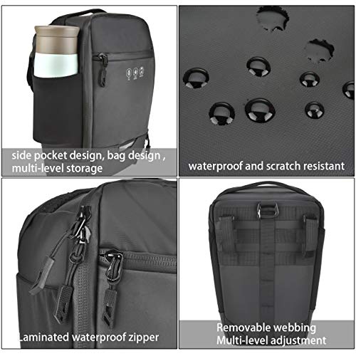 CCKOLE - Bolsa Impermeable para Manillar de Bicicleta, Reflectante, Bolsa para Bicicleta de Carreras, Resistente a rasguños, Bolsa para Cuadro de Bicicleta, Bolsa para Pantalla táctil, Gran Capacidad