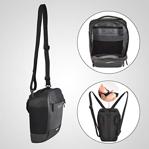 CCKOLE - Bolsa Impermeable para Manillar de Bicicleta, Reflectante, Bolsa para Bicicleta de Carreras, Resistente a rasguños, Bolsa para Cuadro de Bicicleta, Bolsa para Pantalla táctil, Gran Capacidad