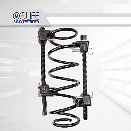 CCLIFE 2 piezas Compresor Muelles Amortiguador, Compresor de Muelles para Coche de 300mm, Herramientas para Coches