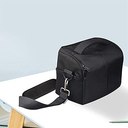 Cdemiy Correa de Hombro, Correa de Hombro Ajustable Universal,Correa de Hombro Reemplazable Cojín Extraíble con Ganchos Giratorios de Metal, para Equipaje, Bolsa de Viaje (Negro, 150 mm)