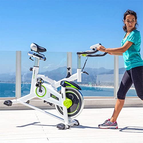 Cecotec Bicicleta Spinning Estática con Volante de Inercia de 16 Kg Extreme. Sistema Silence Fit, Pulsómetro, Manillar y Sillín Regulable, Pantalla LCD, Ruedas, Peso máximo 120 Kg