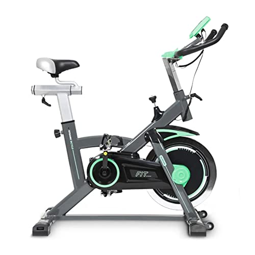 Cecotec Bicicleta Spinning Estática con Volante de Inercia de 20 Kg Extreme 20. Sistema Silence Fit, Pulsómetro, Manillar y Sillín Regulable, Pantalla LCD, Ruedas, Peso máximo 120 Kg