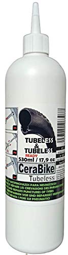 CeraBike TUBELESS Sellante Antipinchazos 530 ml. Válido para Carretera y MONTAÑA