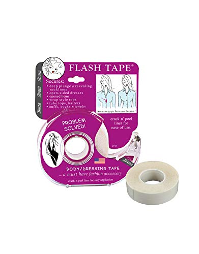 Cette Flash Tape Cinta Adhesiva de lencería, Blanco (Clear 390), única (Talla Fabricante: Regular) para Mujer