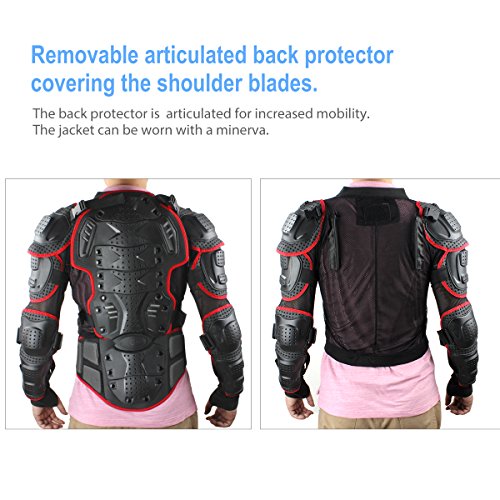 Chaqueta GES con armadura protectora para motocicleta, ropa de protección