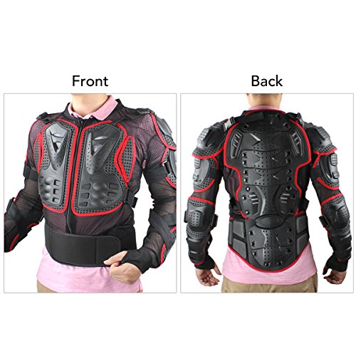 Chaqueta GES con armadura protectora para motocicleta, ropa de protección