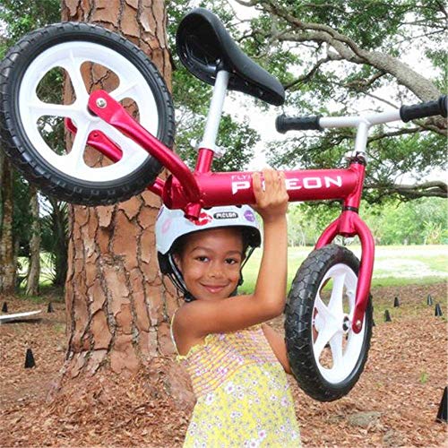 Chenbz Bicicletas niños Equilibrio niños Bicicleta de Equilibrio Asiento Ajustable sin Pedal de Empuje y Stride niños y los niños Que Caminan del Deporte de la Bicicleta de Entrenamiento Edad Durante