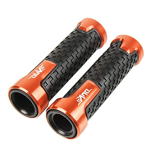 CHENWEI- 22mm 7/8 '' Accesorios de Bicicletas asa de Agarre del Manillar Puños Finaliza Cap for KTM 390 Duke 2016 2013 2014 2015 2017 125 200 690 790 (Color : Black)