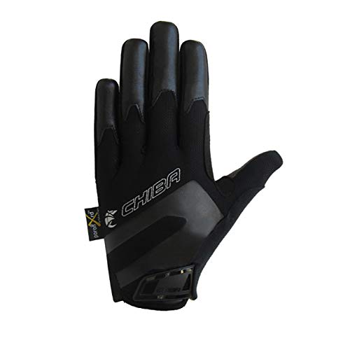 Chiba Pro Touring – Guantes para Bicicleta Largo Negro 2017: Tamaño: XS (6)