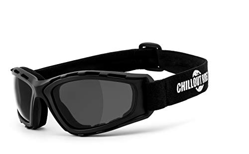Chillout Rider® Super Deal - Gafas de moto, resistentes al viento, para hombre y mujer, antivaho, cortavientos, cristal de seguridad HLT® CR005-a