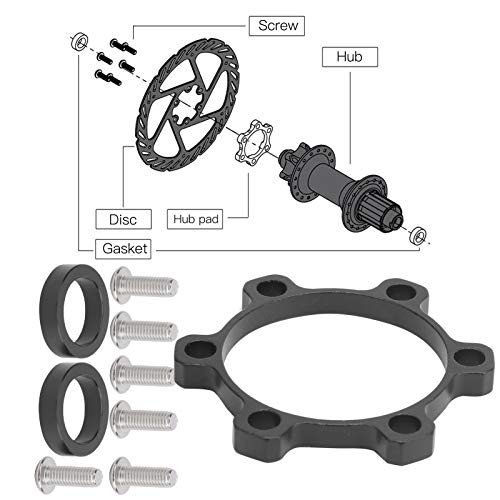 Chiwe Adaptador de buje de Bicicleta, Adaptador de buje Boost Resistente y Duradero con los Accesorios necesarios para el Ciclista para Que el Eje del Barril del buje Delantero se Abra de 100 mm