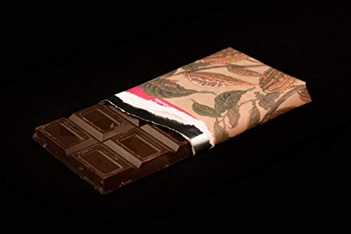 Chocolate negro con frambuesa tableta 125g