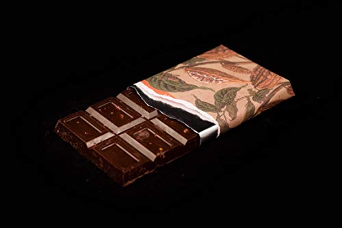 Chocolate negro naranja y jengibre tableta 125g