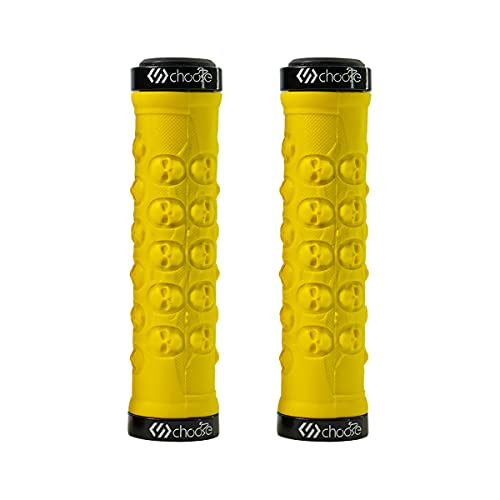 Chooee Amarillo BMX MTB Cycle Bicicleta de Montaña Mango de la Barra de Goma Extremo Grip