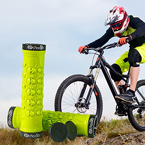 Chooee Verde BMX MTB Cycle Bicicleta de Montaña Mango de la Barra de Goma Extremo Grip