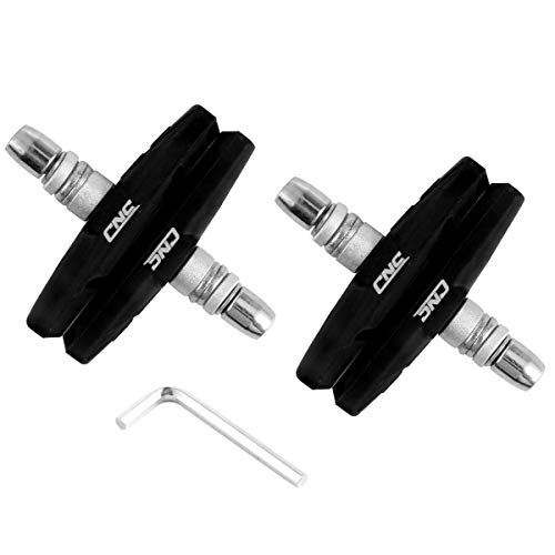 Chooee Zapatas de Freno Set, Bloques de Freno de Bicicleta para V-Brake，Negro