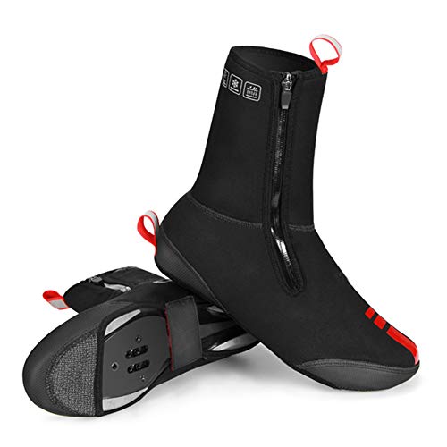 Ciclismo Cubrezapatillas Impermeables a Prueba De Viento Lana Forrada Zapatos De La Bici Calientes Cubiertas De Invierno De La Bicicleta Protector Térmico MTB Bicicleta De Carretera De Aluminio De