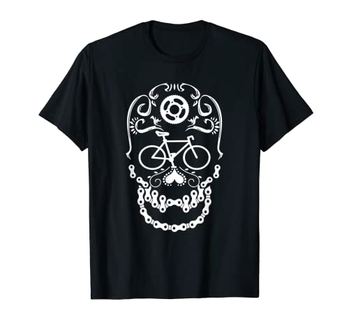 Ciclismo Urbano Bici Calavera - Ciclista Bicicleta Camiseta