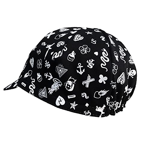 Cinelli Gorra de ciclismo unisex Mike Giant Icons, color negro/rojo, talla única