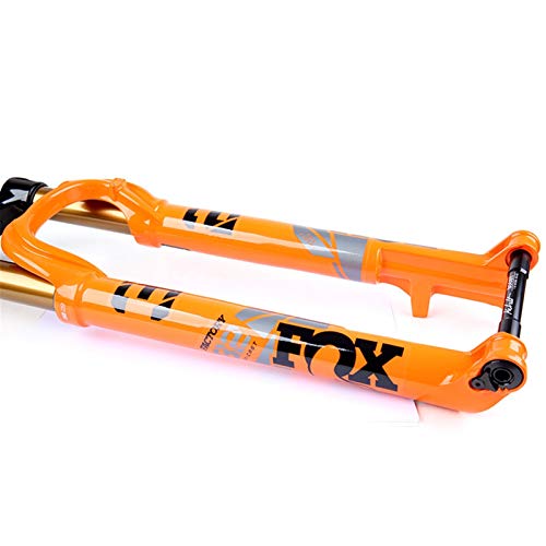 cjcaijun Tenedor de Bicicleta de montaña Suspensión 32 Paso Cast Kashima 29 100mm Fit4 1.5 Boost cónico 110x15mm Cerradura de Manillar Remoto Naranja (Color : Remote Control 2 pos)