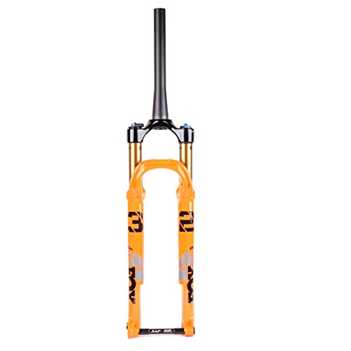 cjcaijun Tenedor de Bicicleta de montaña Suspensión 32 Paso Cast Kashima 29 100mm Fit4 1.5 Boost cónico 110x15mm Cerradura de Manillar Remoto Naranja (Color : Remote Control 2 pos)