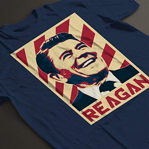 Cloud City 7 Ronald Reagan Retro Propaganda Men's T-Shirt