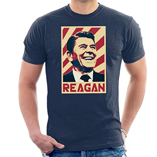 Cloud City 7 Ronald Reagan Retro Propaganda Men's T-Shirt