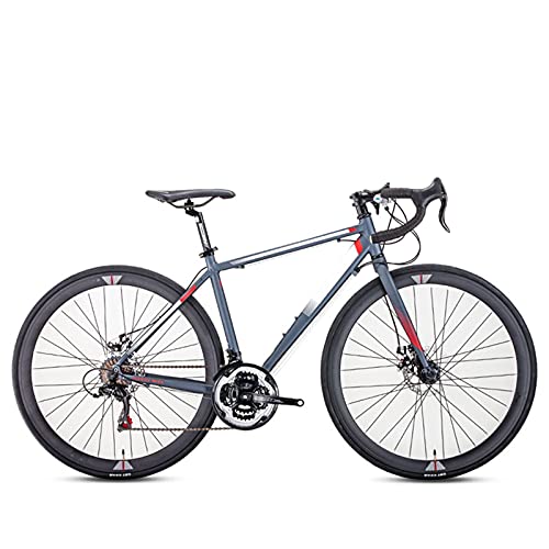 Clouds Bicicleta de Montaña 700C Ultraligera, Bicicleta de Montaña De Carreras para Hombres De 21 Velocidades, Bicicletas De Carreras con Freno De Disco Doble, Unisex para Amantes del Ciclismo