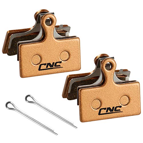 CNC Pastillas de freno para bicicleta Shimano G01S G02S G03S G02A, 2 pares de pastillas de freno orgánicas para Shimano XT XTR SLX Deore