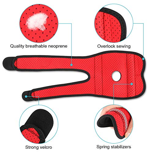 Codera Deportivas, Codera Tendinitis con Estabilizadores Dobles de Resortes, Codo Golf Ajustable, Codo Tenista, Compresión de Codo para Esguince Artritis, Codera para Epicondilitis, Alivio del Dolor