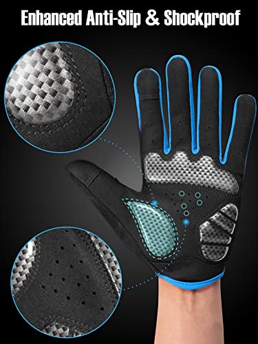 COFIT Guantes de Ciclismo Antideslizantes, Guantes Unisex de Dedo Completo Guantes de Bicicleta con Pantalla Táctil para Montar en BMX ATV MTB, Ciclismo en Bicicleta-M/ L/ XL/ XXL