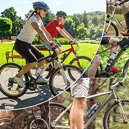 COFIT Portabidón para Bicicleta, Ajustable Soporte Botella Bicicleta Aluminio Ligero Estable para MTB, BMX y Bicicleta de Carretera, Ciclismo al Aire Libre, 2 Unidades