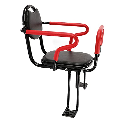 Colcolo Asiento de La Bicicleta de Montaje Trasero de La Cerca de La Cerca, Asiento de Bicicleta Espesante, con Accesorios de Pasamanos, Cojín de Silla de Mon