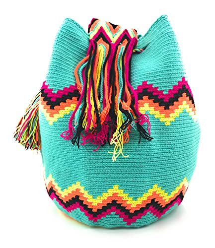 COLOMBIAN STYLE Bolsos Colombianos Artesanales de diseño unico, mochila Wayuu tanto para mujer como para hombre.