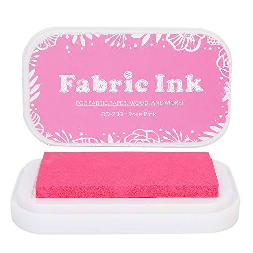 Colorido Vintage esponja almohadilla de tinta sello almohadilla de tinta horario libro álbum de recortes accesorio de pintura de usos múltiples(BD-233 rosa rosa)