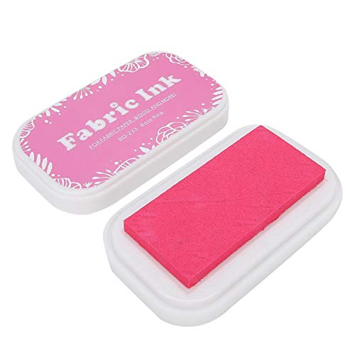 Colorido Vintage esponja almohadilla de tinta sello almohadilla de tinta horario libro álbum de recortes accesorio de pintura de usos múltiples(BD-233 rosa rosa)