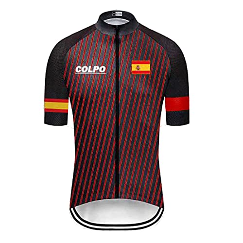 COLPO MTB Maillot de Ciclismo Maillot de Ciclismo para Hombre Ropa Deportiva de Ciclismo Top de Ciclismo + Pantalones de Ciclismo Secado rápido