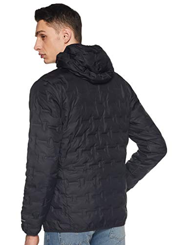 Columbia Delta Ridge Down Hooded , Chaqueta de plumas con capucha Hombre, Negro (BLACK), XL