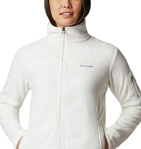 Columbia Fast Trek II , Forro polar con cremallera Mujer, Blanco (Sea Salt), M