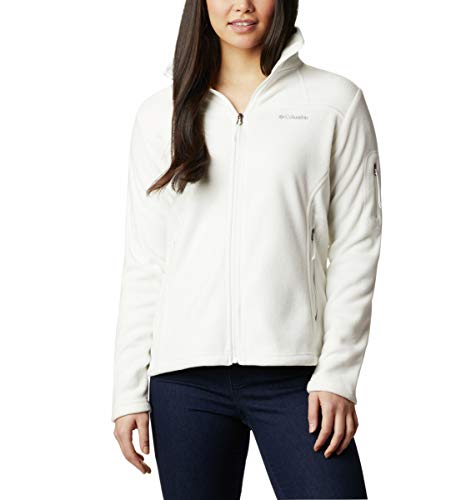 Columbia Fast Trek II , Forro polar con cremallera Mujer, Blanco (Sea Salt), M