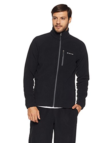 Columbia Fast Trek II Full Zip Fleece, Forro polar con cremallera Hombre, Negro (BLACK), L