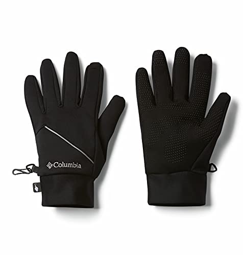 Columbia Guantes de running para hombre, M Trail Summit Running Glove, Poliéster, Negro, Talla M, 1827821