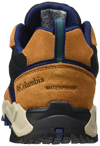 Columbia Ivo Trail WP, Zapatos para Senderismo Hombre, Black, River Blue, 43 EU