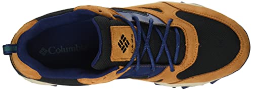 Columbia Ivo Trail WP, Zapatos para Senderismo Hombre, Black, River Blue, 43 EU