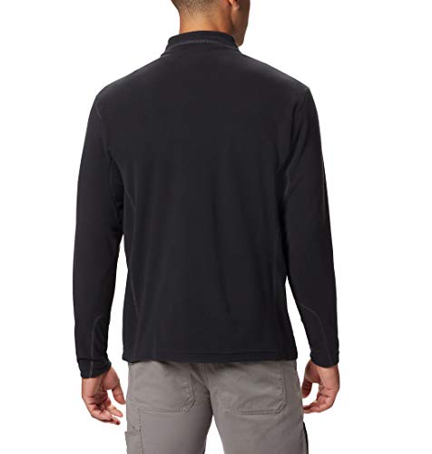 Columbia Klamath Range II Half Zip, Forro polar con media cremallera Hombre, Negro (BLACK), M