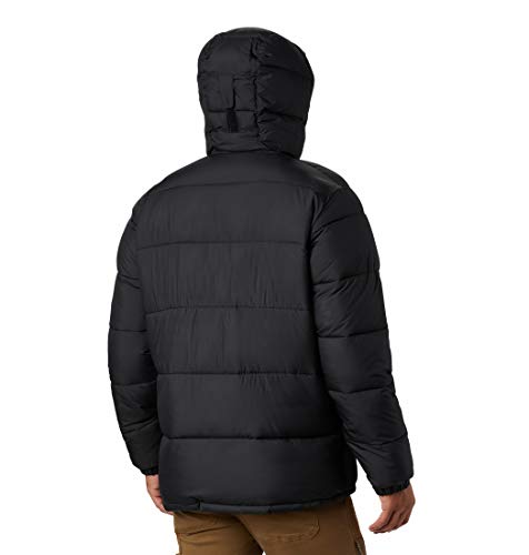 Columbia Pike Lake Hooded , Chaqueta con capucha Hombre, Negro (BLACK), L