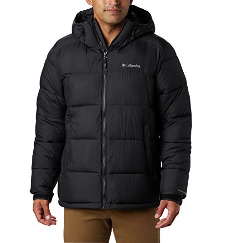 Columbia Pike Lake Hooded , Chaqueta con capucha Hombre, Negro (BLACK), M